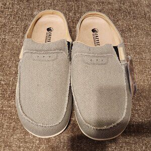 LazyStep Slip-On Canvas Mules Men’s 15 — Gray, New with Tags